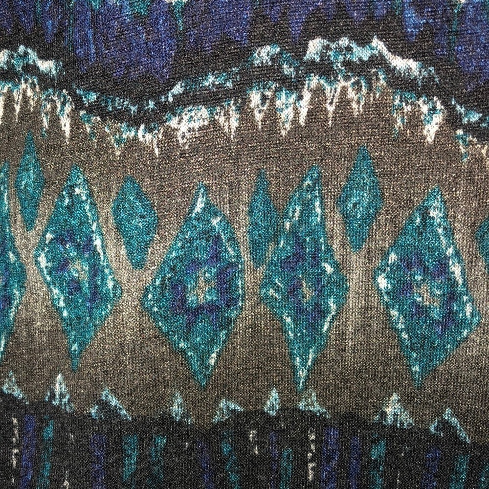 Butterfly Top Carole Little (L) Turquoise & Brown - Picture 4 of 7